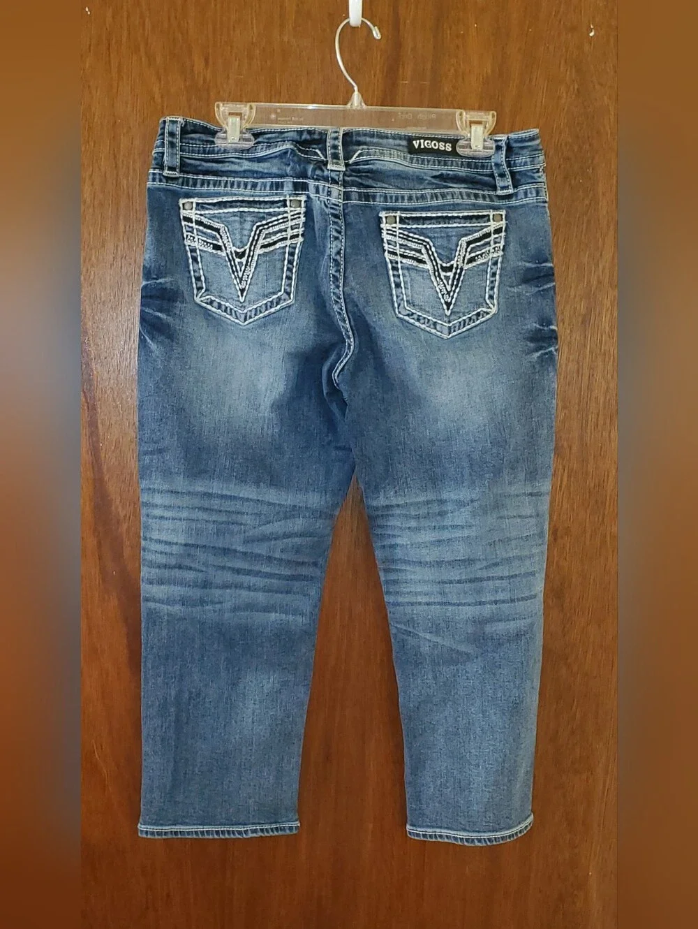 Vigoss Cropped Jeans Capris Heritage Fit Sz 10